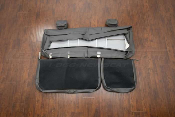 Ford F-150 Upholstery Kit - Graphite & Stone - Back of rear seats