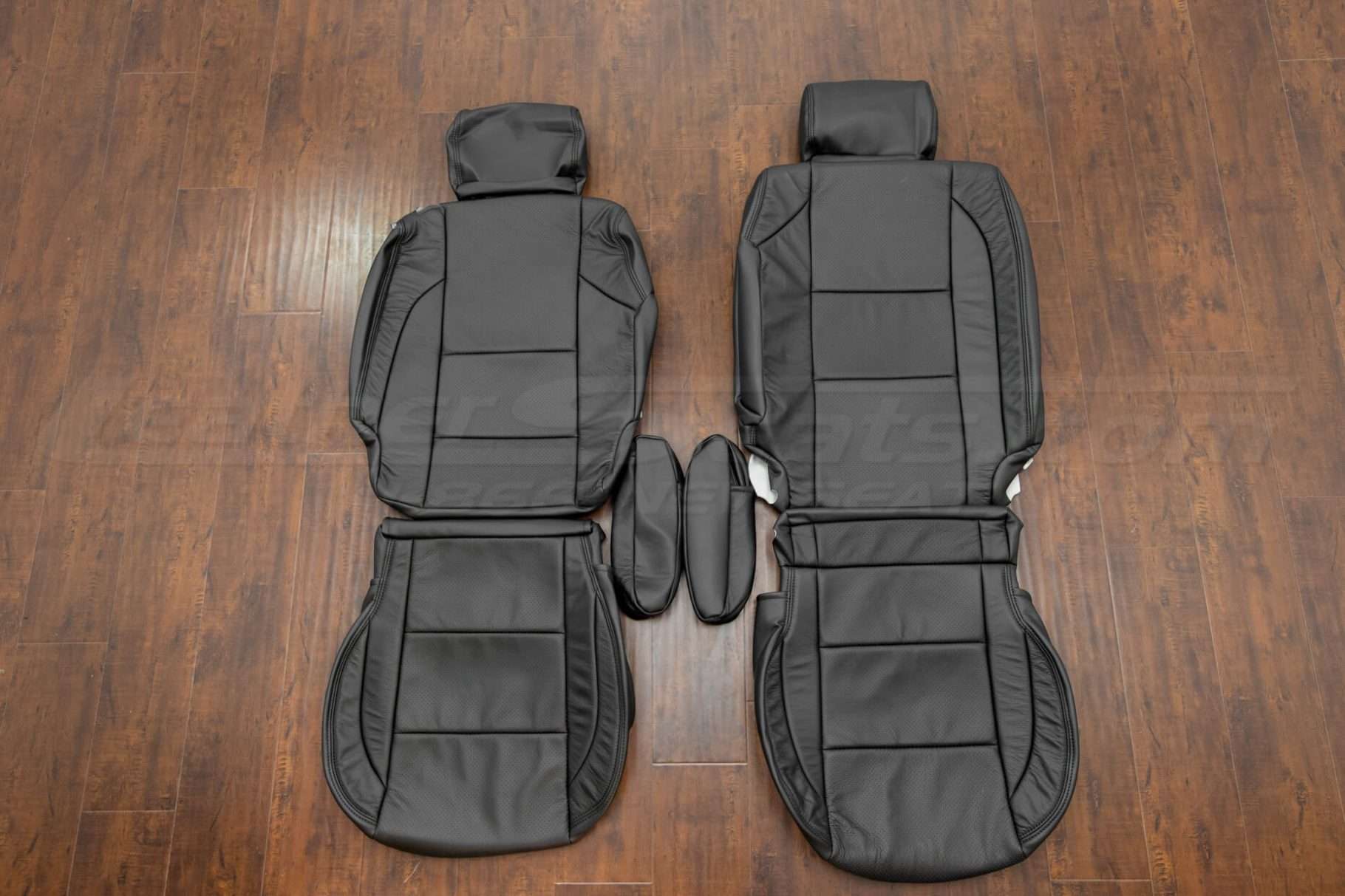 Nissan Titan Upholstery kit - Black - Front seat upholstery with armrest