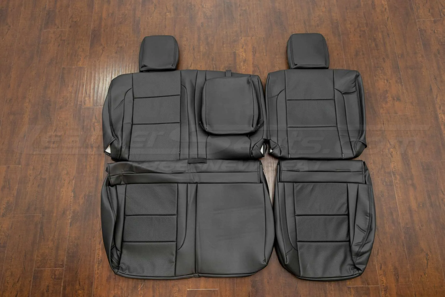 Nissan titan Upholstery Kit - Black - Rear seat upholstery with armrest