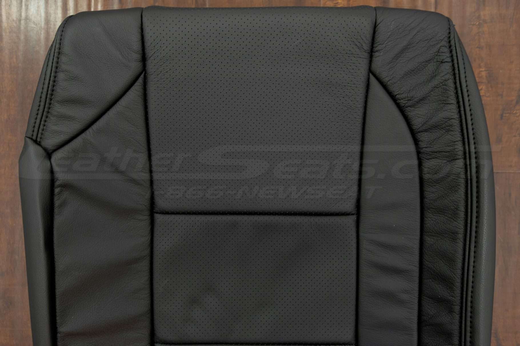 Nissan Titan Upholstery Kit - Black - Backrest perforation