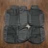 Toyota Tacoma Installed Leather Kit - Black - Rear seat upholstery