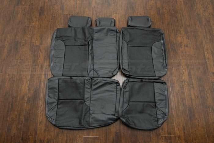 Toyota Tacoma Installed Leather Kit - Black - Rear seat upholstery