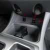 Toyota Tacoma Installed Leather Kit - Black - Installed - Seat heater settings - close -up