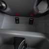 Toyota Tacoma Installed Leather Kit - Black - Installed - Seat heater control close-up