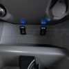 Toyota Tacoma Installed Leather Kit - Black - Installed - Seat cooler controls close-up