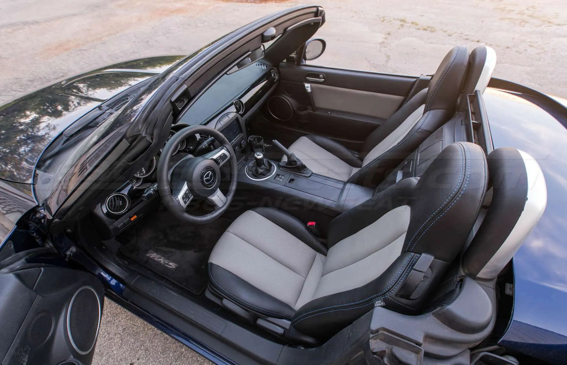 2006-2009 Mazda Miata Leather Seats - Front interior overhead