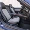 Mazda Miata installed kit - Black & Ash w/ Cobalt stitching