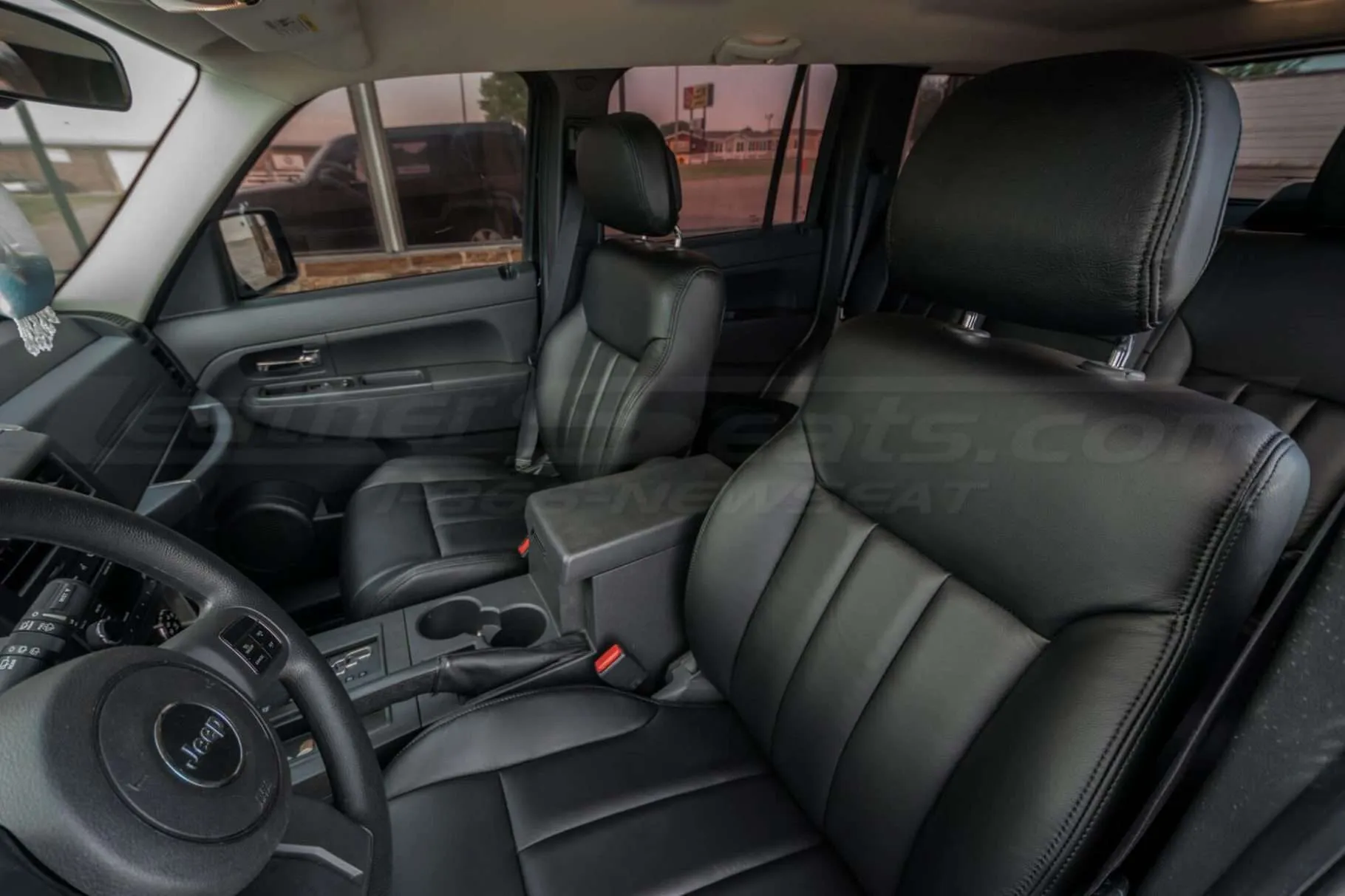 Jeep Liberty Leather Kit Black LeatherSeats