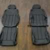Jeep Liberty Leather Kit - Black - Front seats