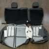 Jeep Liberty Leather Kit - Black - Back view of rear seat