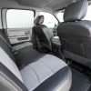 Dodge Ram Leather Seats - Black & Dark Graphite - Back view of front seats