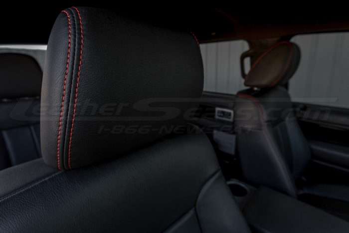 Ford F-150 Leather Seats - Black - Passenger headrest