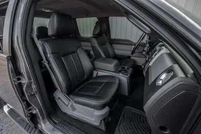 Ford F-150 installed leather kit - black - Featured image