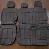 Ford F-150 Upholstery Kit - Black - Rear seats