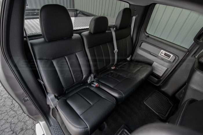 2009-2014 Ford-F150 Single-Tone Black - Rear Seats