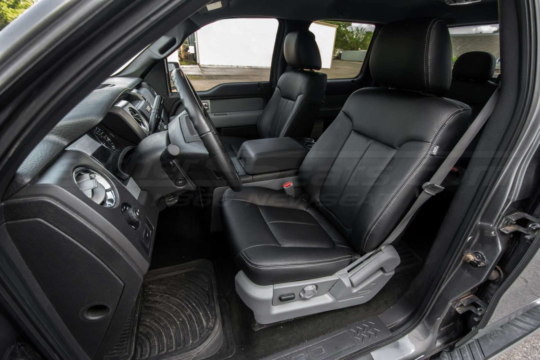 Ford F-150 Upholstery Kit - Black - Installed - Front seats - drivers side