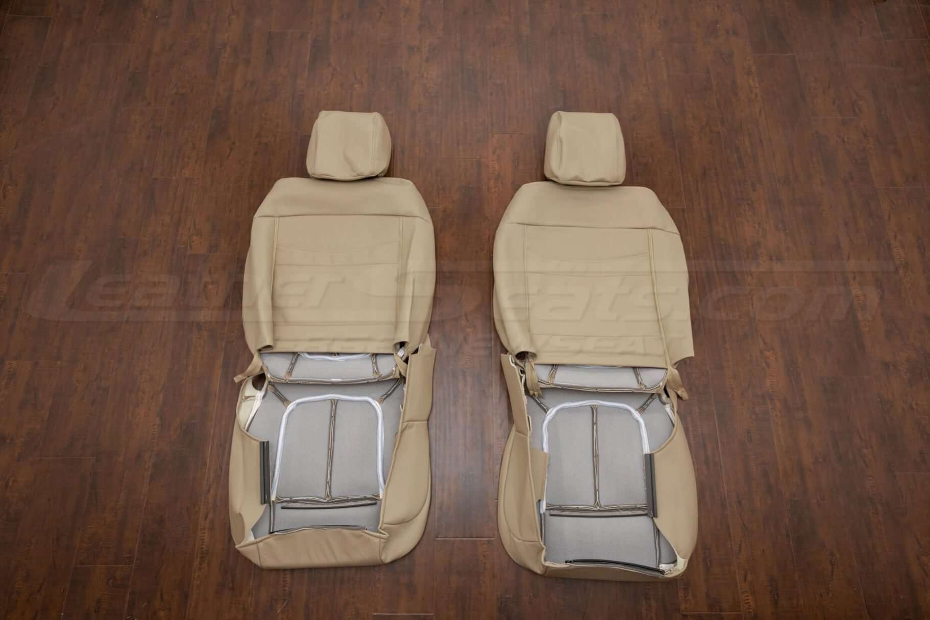 Ford F-150 Leather Upholstery Kit - Sandstone - Rear seats