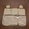 Ford F-150 Leather Upholstery Kit - Sandstone - Back view of rear seats