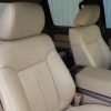 Ford F-150 Leather Upholstery Kit - Sandstone - Installed - Front passenger seat