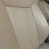 Ford F-150 Leather Upholstery Kit - Sandstone - Installed - Backrest insert