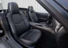 Mazda Miata installed upholstery black - passenger seat
