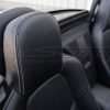 Mazda Mazda Miata Installed Leather - Black - Front passenger headrest double-stitching focus