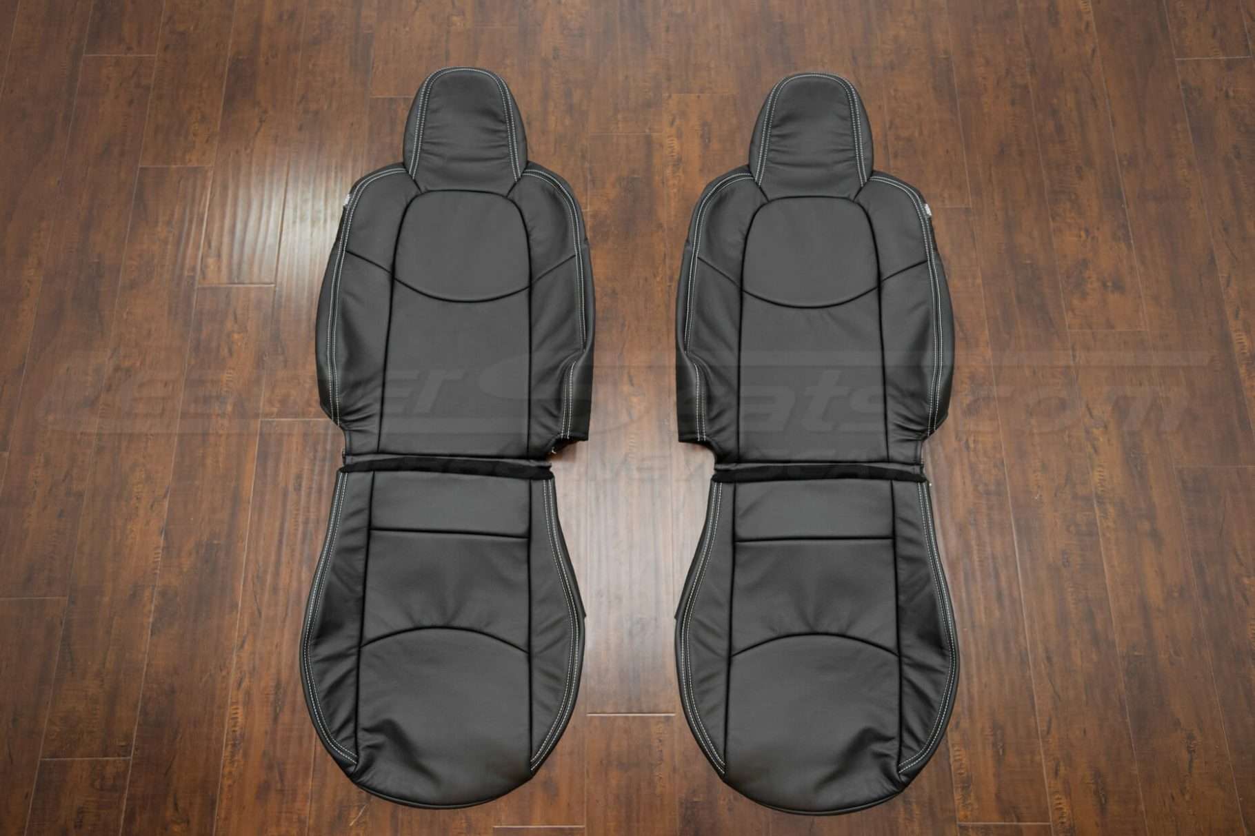 Mazda Mazda Miata Leather Seats- Black - Front seat upholstery