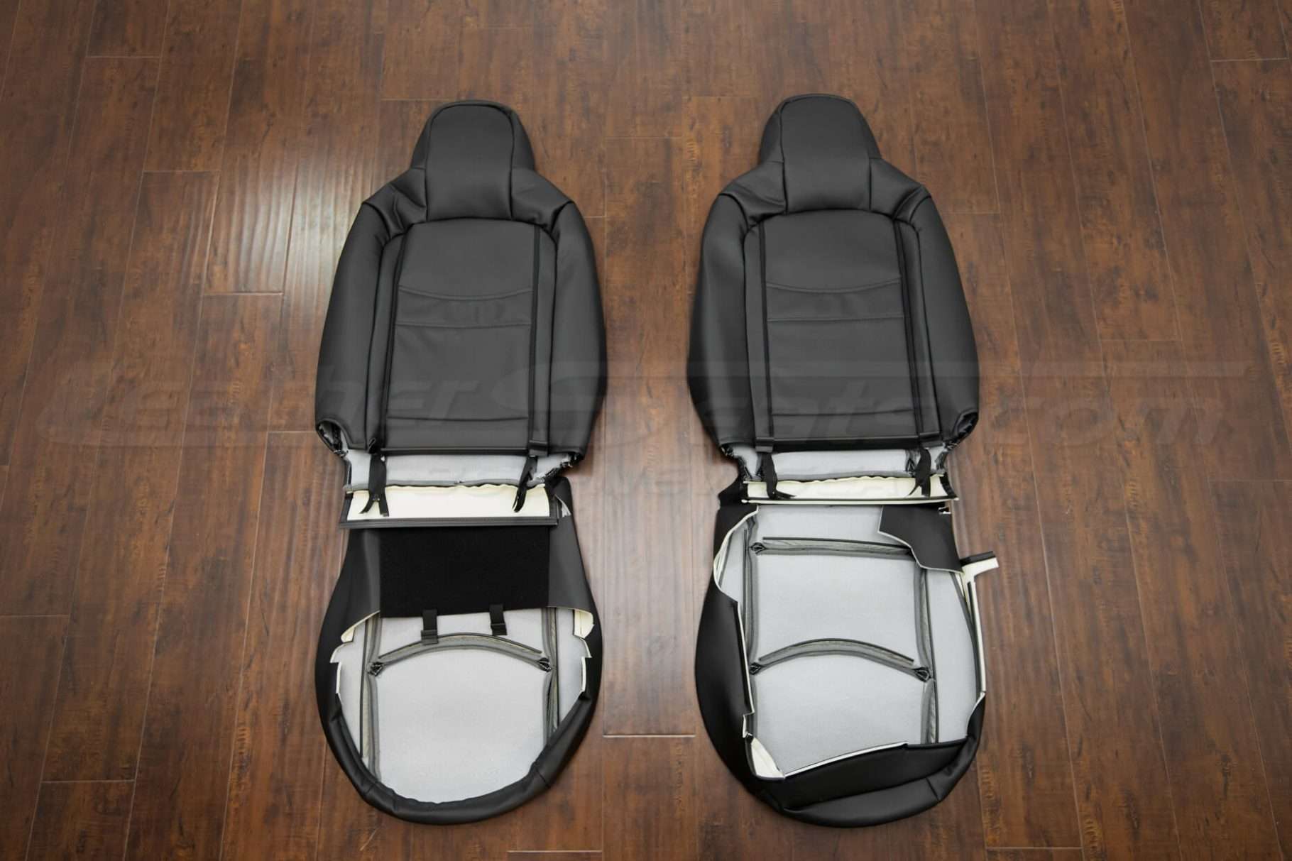 Mazda Mazda Miata Leather Seats- Black - Back of front seats