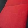 Nissan 370Z Leather Seats - Black & Red Suede - Installed - Perforated Suede
