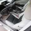 Lexus RX350 Leather Seats - Frost & Black - Front driver headrest stitching & seat cushion