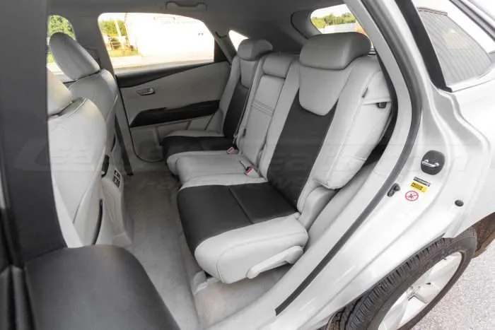 Lexus RX350 Leather Seats - Frost & Black - Rear seats