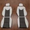 Lexus RX350 Leather Seats - Frost & Black - Front seat upholstery