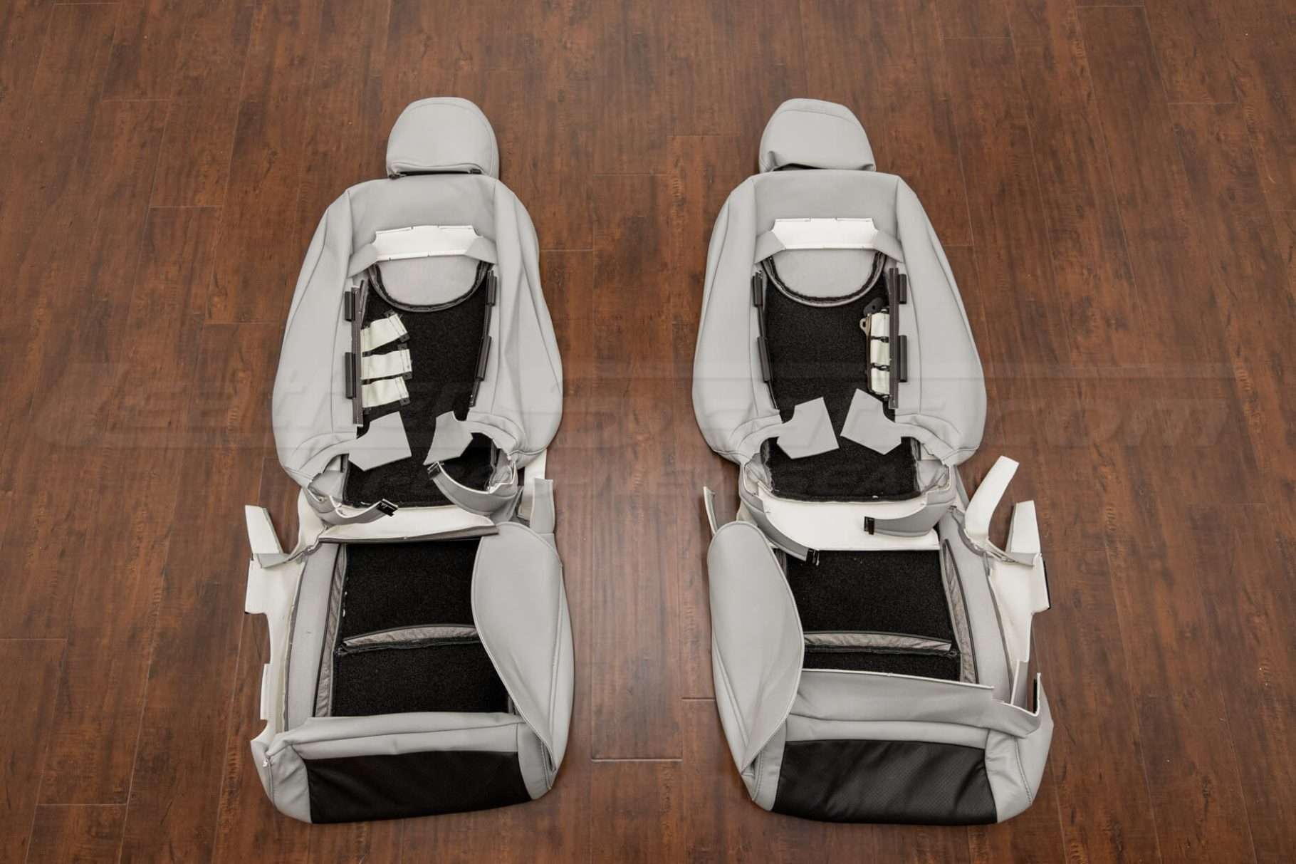 Back view of rear seats