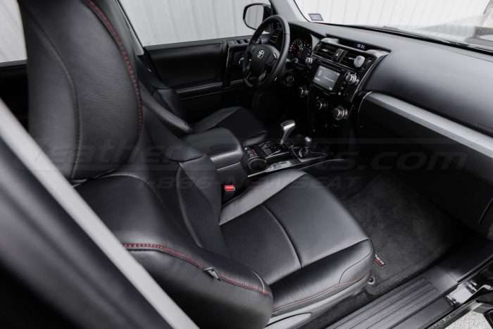 2010-2018 Toyota 4runner Leather Seats - Black - Front passenger seat cushion