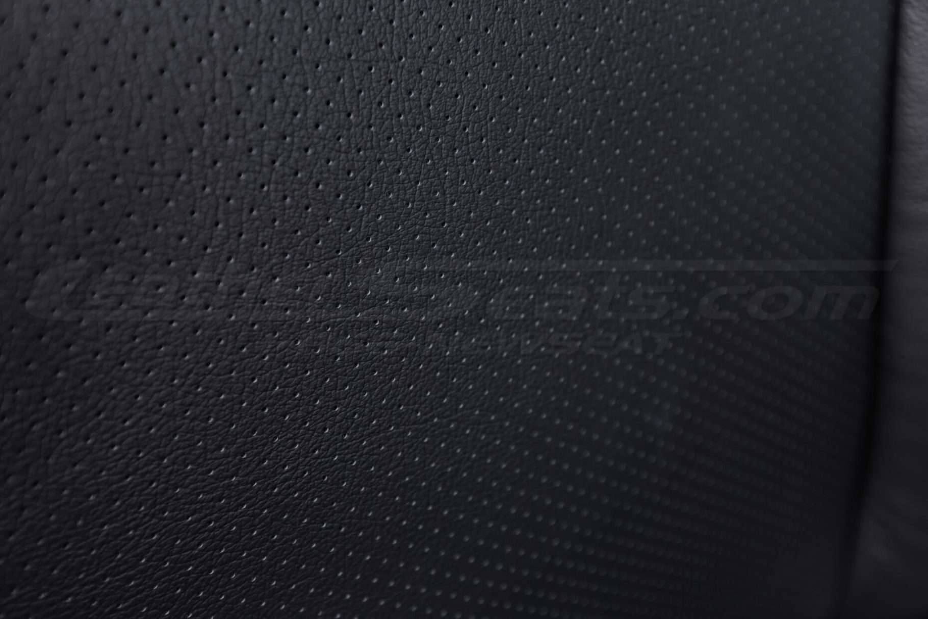 2010-2018 Toyota 4runner Leather Seats - Black - Perforation close-up