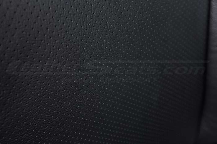 2010-2018 Toyota 4runner Leather Seats - Black - Perforation close-up