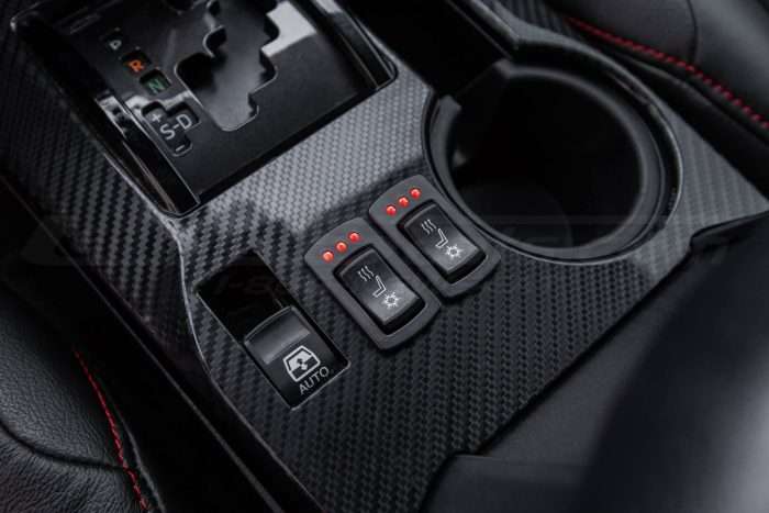 2010-2018 Toyota 4runner Leather Seats - Black - Seat heater controls