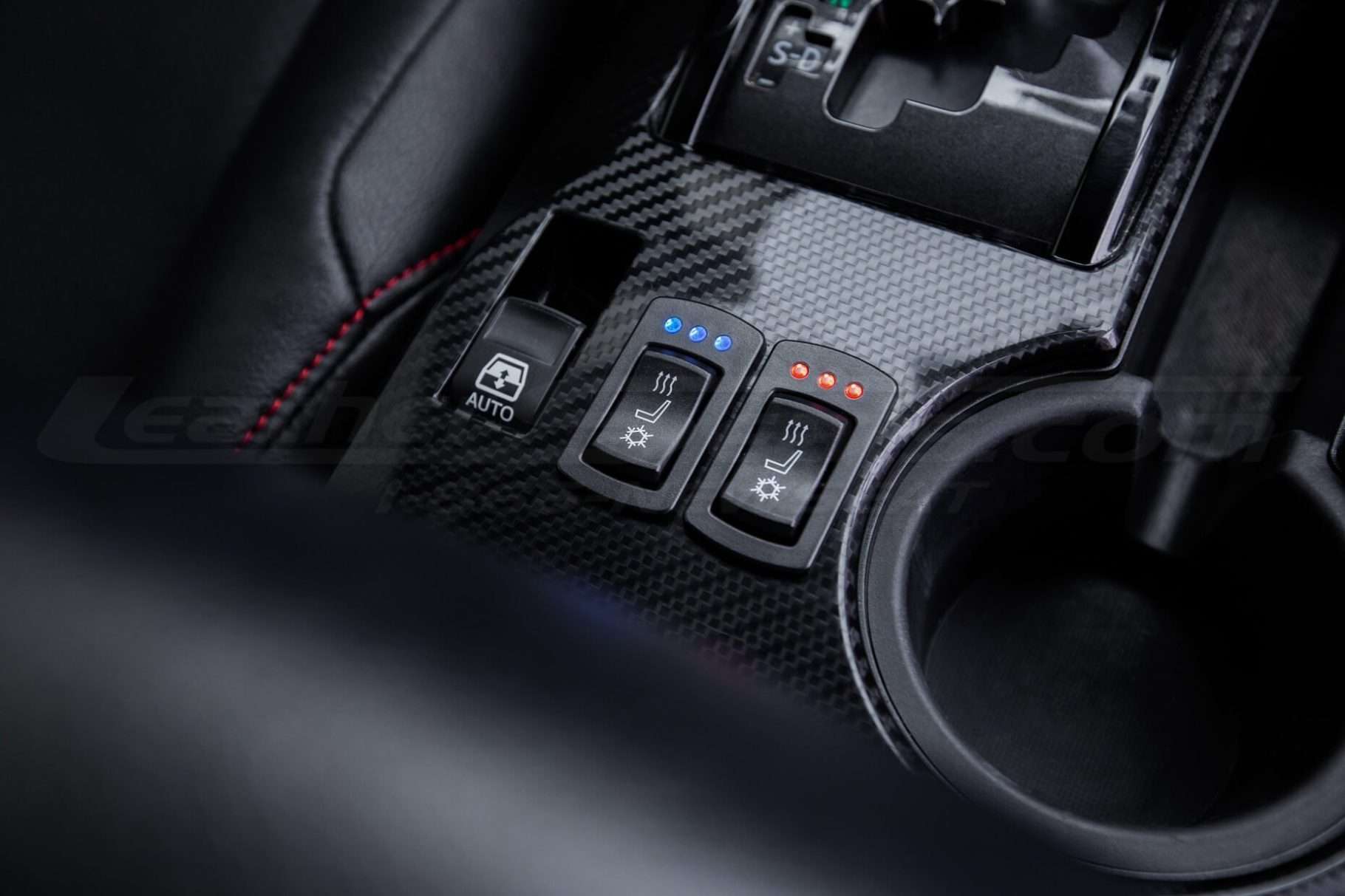 2010-2018 Toyota 4runner Leather Seats - Black - Seat cooler & heater controls