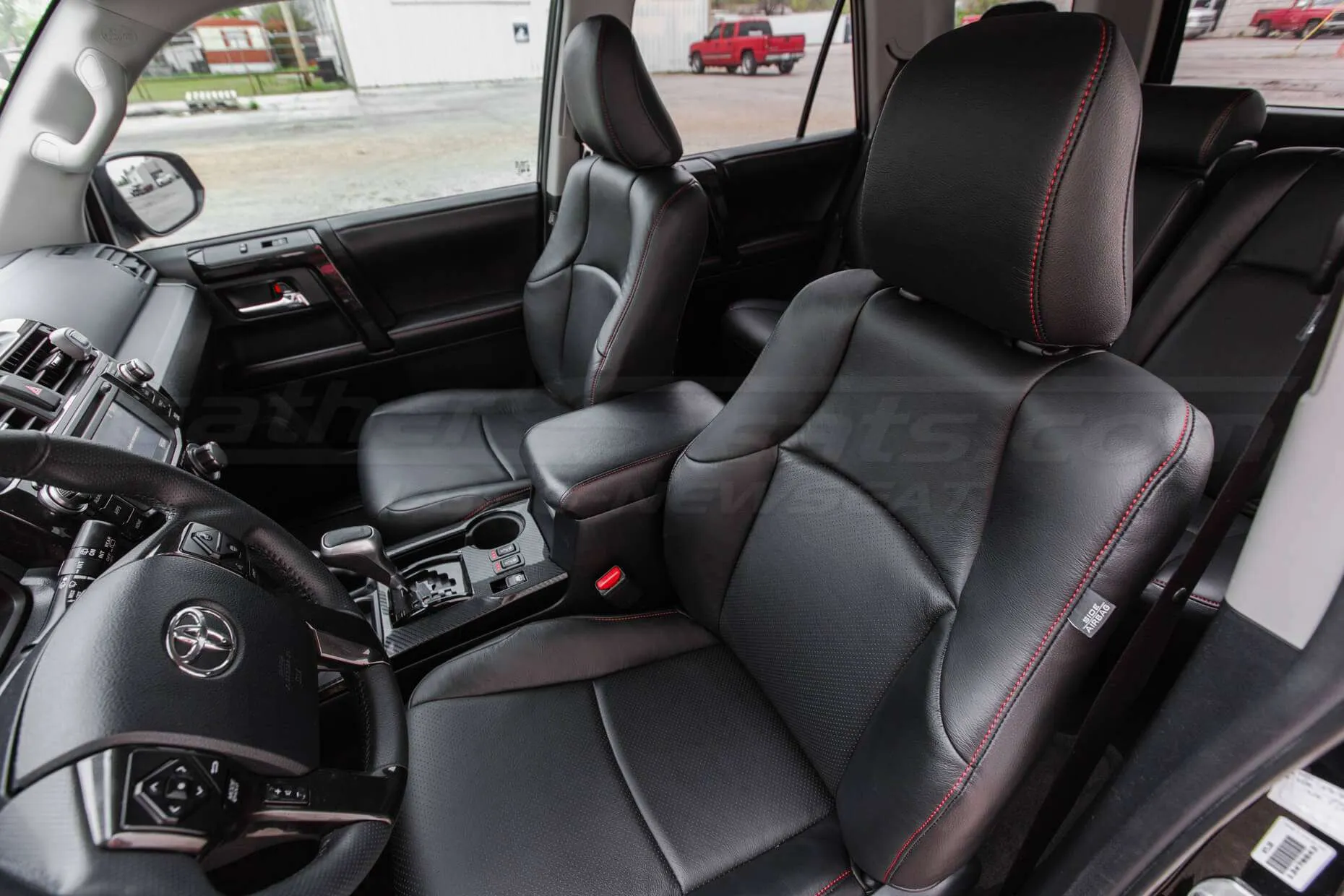 2010-2018 Toyota 4runner Leather Seats - Black - Front driver seat