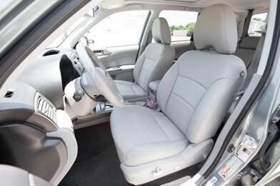 2011-2013 Subaru Forester Leather Seats - Ash - Installed - Featured Image