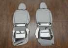 2011-2013 Subaru Forester Leather Seats - Ash - Back view of front seats