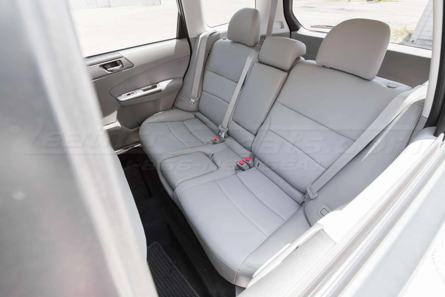2011-2013 Subaru Forester Leather Seats - Ash - Installed Rear seats