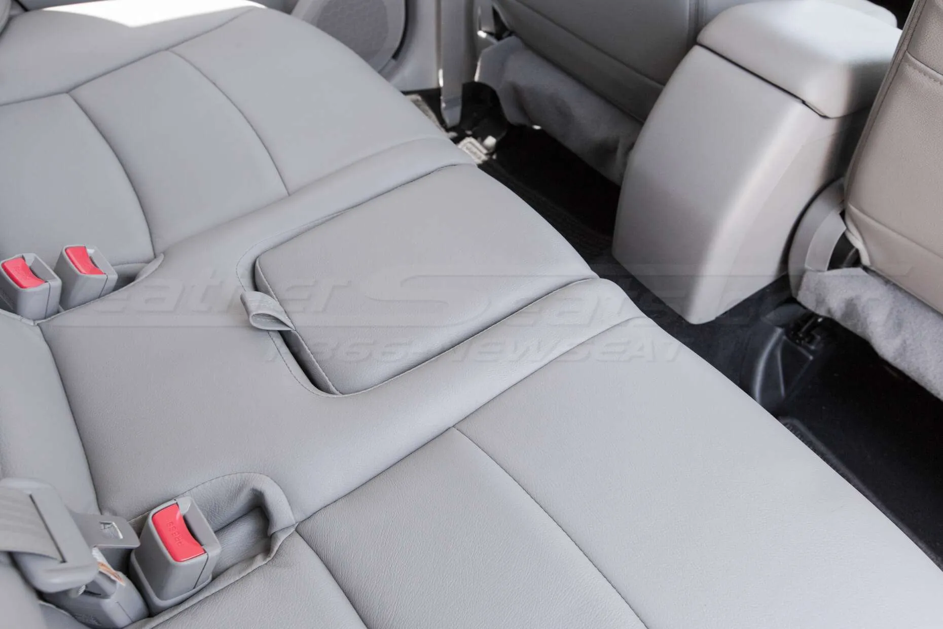2011-2013 Subaru Forester Leather Seats - Ash - Installed Rear seat cushions