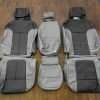 Ford F-150Upholstery Kit - Lapis & Piazza Grey - Front seat upholstery