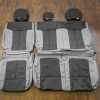 Ford F-150Upholstery Kit - Lapis & Piazza Grey - Rear seat upholstery
