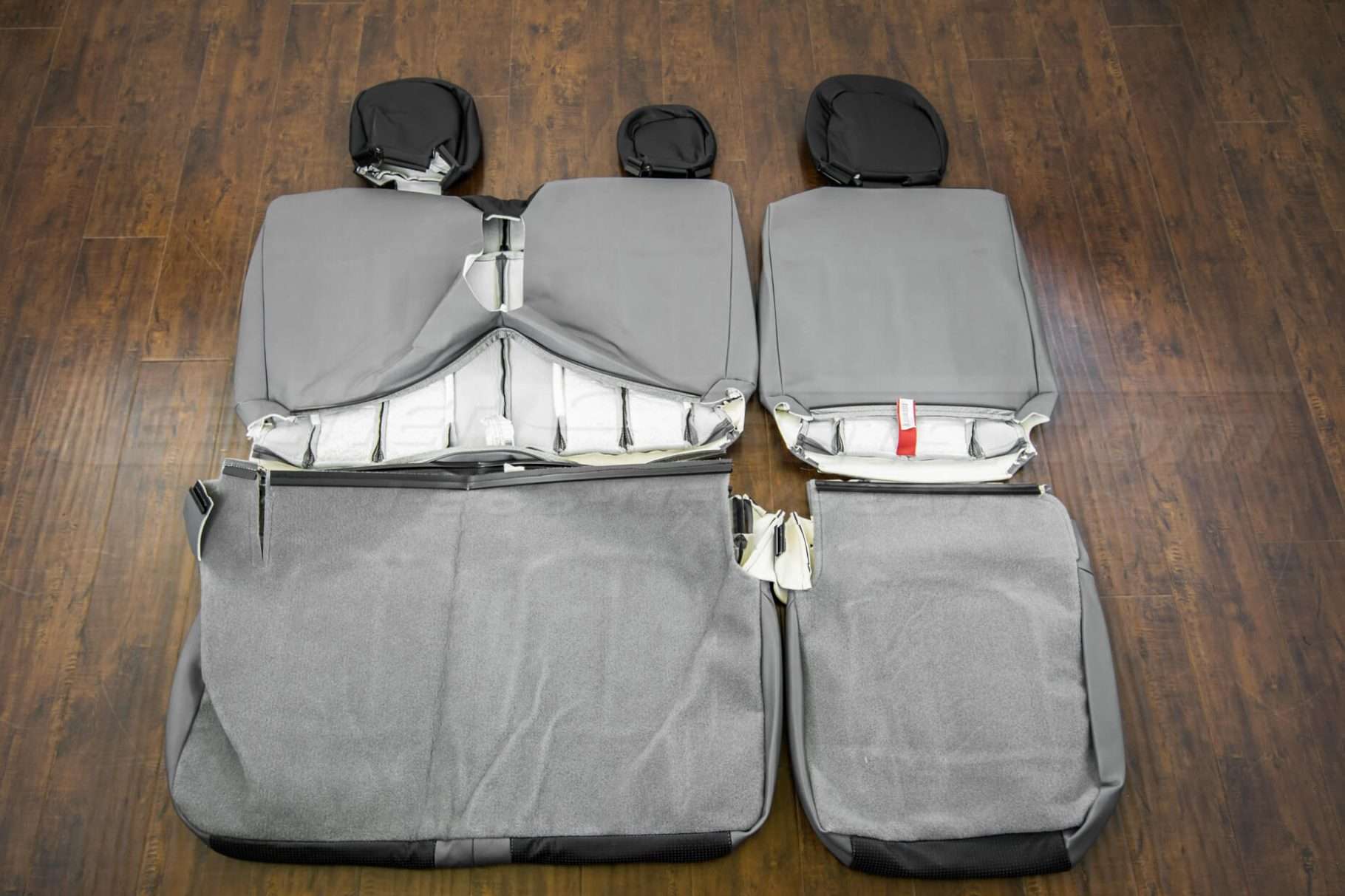 Back view of rear seats
