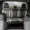 12-14 Ford F-150 - Two-Tone Lapis w/ Piazza Grey - Rear interior head-on view