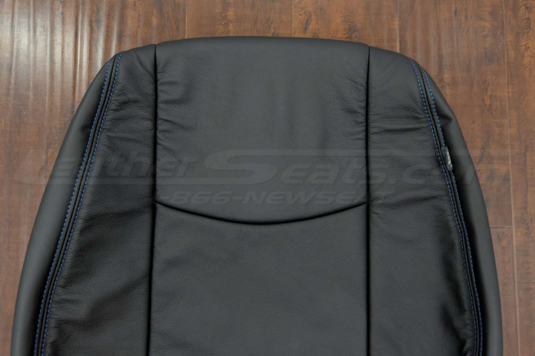 2013-2017 Nissan Leaf Upholstery Kit - Black - Upper half of front backrest