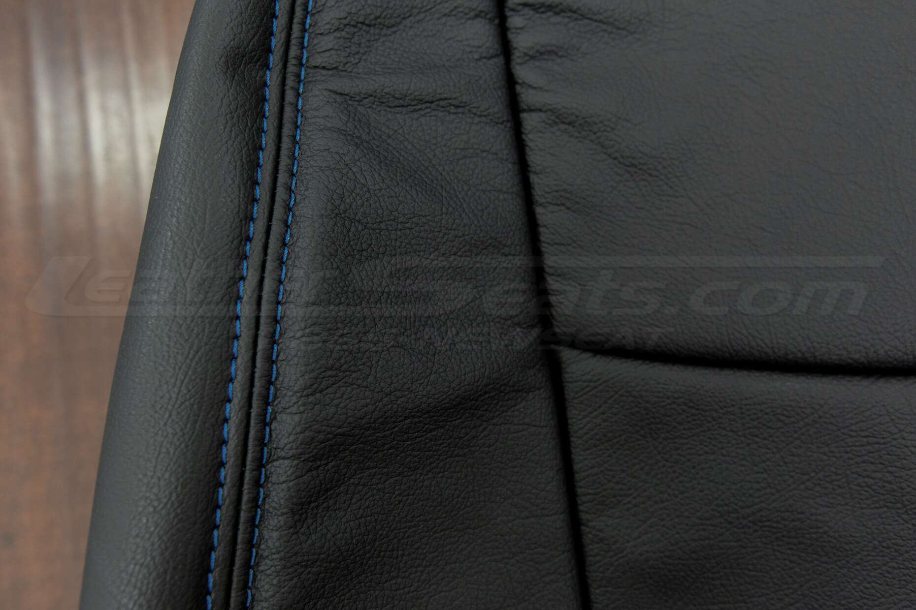 2013-2017 Nissan Leaf Upholstery Kit - Black - Cobalt double-stitching