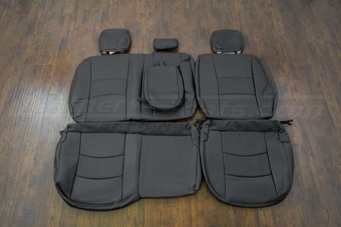 2013-2019 Dodge Ram Upholstery Kit - Black - Rear seat upholstery with armrest